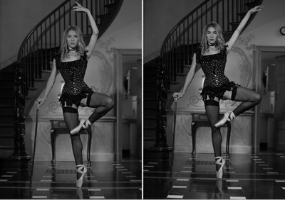 Les filles dec Châteaux une histoire d`amour et de fous / Schwarz-weiss